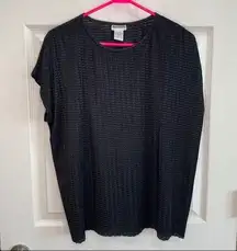 5/$15 - BonWorth sz XS black oversized‎ top