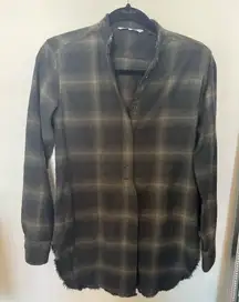 Helmut Lang Gray Wool Cashmere Flannel