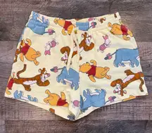 Disney Winnie the Pooh and Friends Women’s Casual Shorts With Pockets Size XS