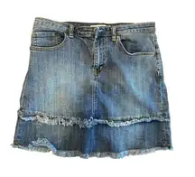 Melrose and Market Size 28 Blue Jean Skirt with Pockets