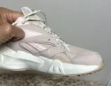 Reebok Pink and White Modern Chunky Sneakers
