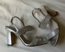 Silver heels