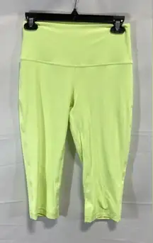 Lululemon Athletica Lime Green Capris