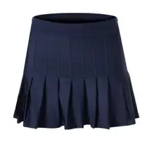 Lucky‎ in Love Long Retro Pleated Skirt Navy