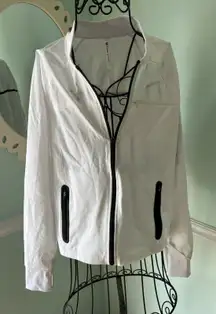 FABLETICS Medium White jacket bomber womens athletic