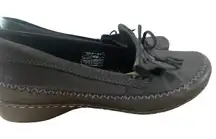Women's size 9.5 leather‎ eastland comfort moccasins