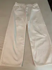 Zara White Denim Jeans