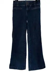 Charter Club  wide leg blue jeans 6