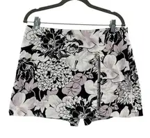 Cache Floral Y2K Skorts Sz 10 Tropical Couture Preppy Skirt Shorts Resort Garden