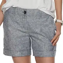 Apt. 9 Torie linen blend short size 6