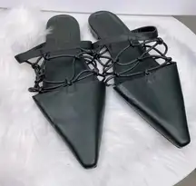 JAGGAR Black Flat Mule Loafer size 37