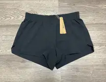 Cotton Jersey Loose Short In Soot