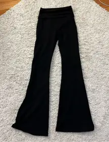 aerie offline the hugger fold over flare pants size XS