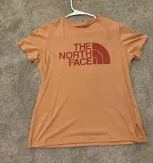 North Face orange t shirt