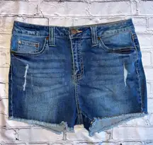 11/31 Womens Denim Cut Offs Jean Shorts