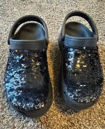 Platform sequin Crocs