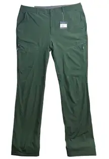 NWT Eddie Bauer 16 Tall Flexion Lined Pant Green Active Winter Utility Outdoor