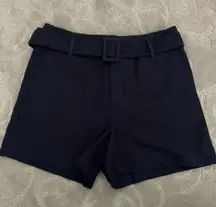 High Waisted Navy Shorts