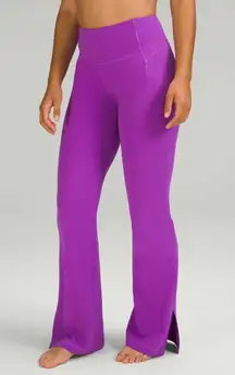 Lululemon Groove High-Rise Split-Hem Flared Pant in Moonlight Magenta