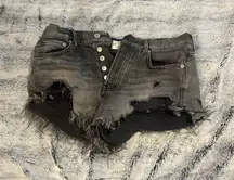 Free People Jean Shorts 26