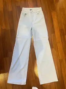 H&M blue jeans wide leg