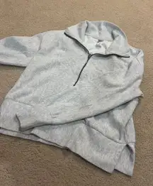 Gray Quarter Zip Jacket