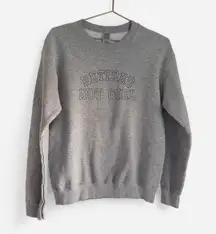 Grey “Retired Hot Girl” Boxy Graphic Sweatshirt – Y2K Streetcore Small