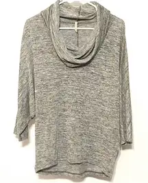 Oliva Moon Cowl neck gray Dohlman sleeve Small