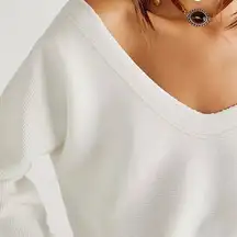 WE THE FREE x FREE PEOPLE | Viv Pullover Sweatshirt Top Loose Fit | Size Large