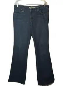 Gap Jeans Womens Size 12 Blue Low Rise Bootcut Embroidered Pockets Zip