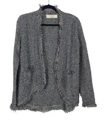 ZARA  Knit Gray Sparkly Blazer/ Cardigan