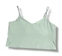 Lululemon Align Cropped Cami Tank Top Green Size 14 Yoga Gym Pilates Workout