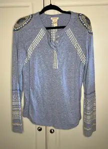 Sundance Beaded Henley