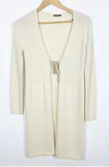 J.McLaughlin Cashmere Tie Front Cardigan Duster Size XS