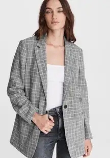 NWT Rag & Bone Deconstructed Ames Relaxed Fit Tweed Blazer 0