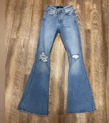 Hollister High Rise Soft Stretch Flare Jeans