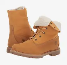 Timberland Women's Linden Woods Waterproof Fold-Down Winter Boots