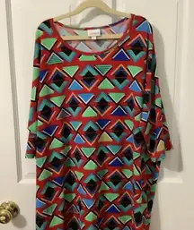 LuLaRoe Red Modal, Polyester Tunic size medium