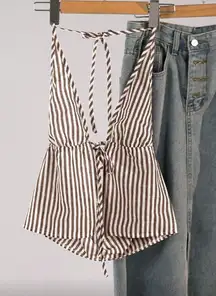 Shein Halter Top Backless