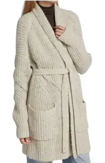 $565 RAG & BONE Eco Donegal  Wool Blend Cardigan Sweater|