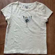 John Galt I Don’t Care Angel Baby Tee Shirt Women’s One Size