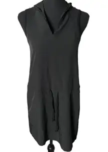 Fabletics Black Alana Hooded Sleeveless Mini Dress Size XS SD1617659-0001-17020.