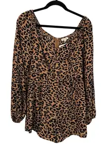 Main‎ Strip Animal Print Romper lined shorts, pockets, zip back, long sleeve