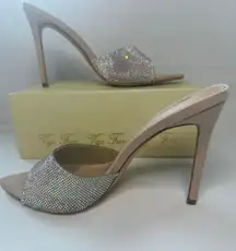 Vigo  Sparkling Heeled Mule!!! With Box Size 10