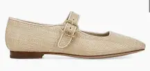 Sam Edelman Michaela Tan Weave Mary Jane Women size 9.5 M Preppy Academia
