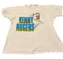 Vintage authentic 1986 Kenny Rogers T-shirt from the show at SDSU GVC