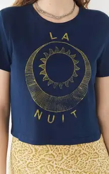 Future State Cropped Graphic Tee La Nuit