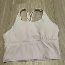 Women's White Sports Bra