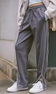 #122 NWT Free People Hop To It Pants in Gun Metal