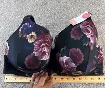 Cacique Comfort Bliss Lightly Lined Full Coverage‎ Bra Floral Print 42F